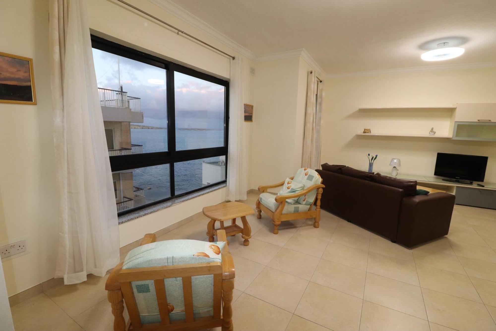 The Sea Just Across The Road - Flat 3 Lejlighed San Pawl il-Baħar Eksteriør billede